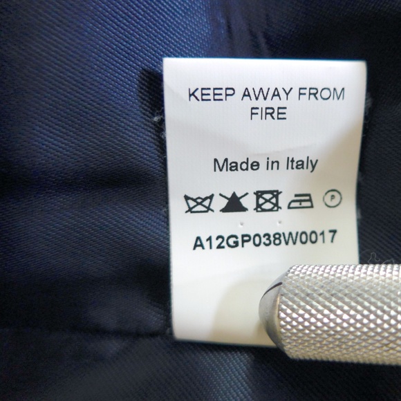 Il Gufo Girls 10 Metallic Thread Navy Coat - Picture 13 of 15